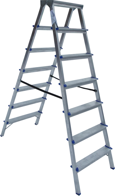 Стремянка 7сх. верх.сх. 1,64м, двостороння DHR407