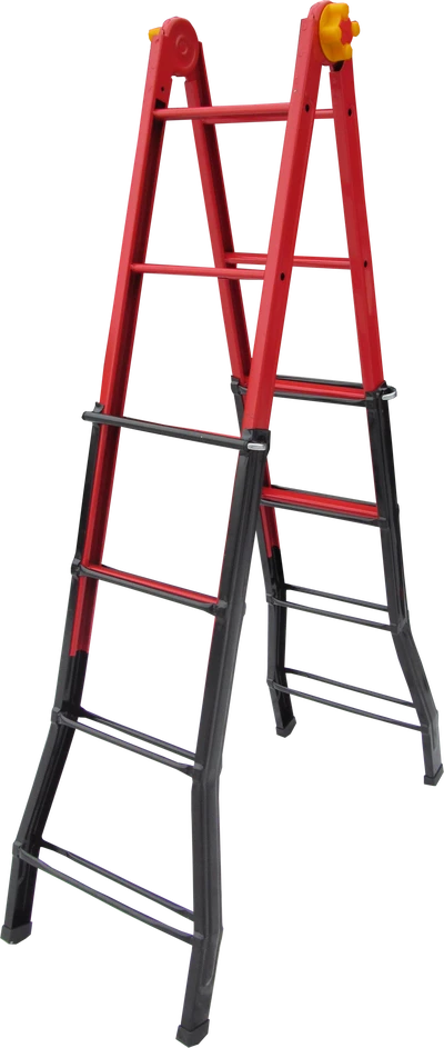 Драбина-телескоп метал. 1,39-3,8м розкладна B-44