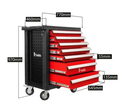 Професійний візок для інструменту REDATS 7 ящиків