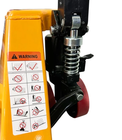 Візок гідравлічний 2т/1150мм  (рокла), колір - жовтий