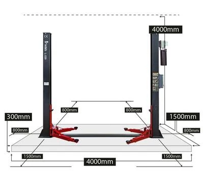 Автоматичний двостійковий підйомник REDATS L-220