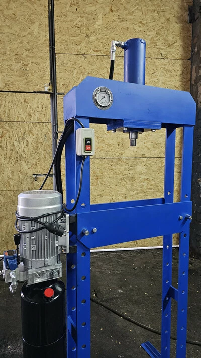 Електрогідравлічний прес 10 тон Хід гідроциліндра 250 мм Швидкість ходу 10 мм/сек Прес гідравлічний