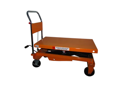 Стіл-платформа вантажопідйомний гідравлічний 1000кг/1м SYTJ-100, колір-жовтий