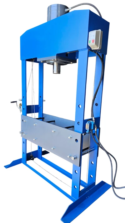 Прес електрогідравлічний 100 тон, хід штока 300 мм, швидкість опускання штоку 5 мм/сек Прес гідравлічний