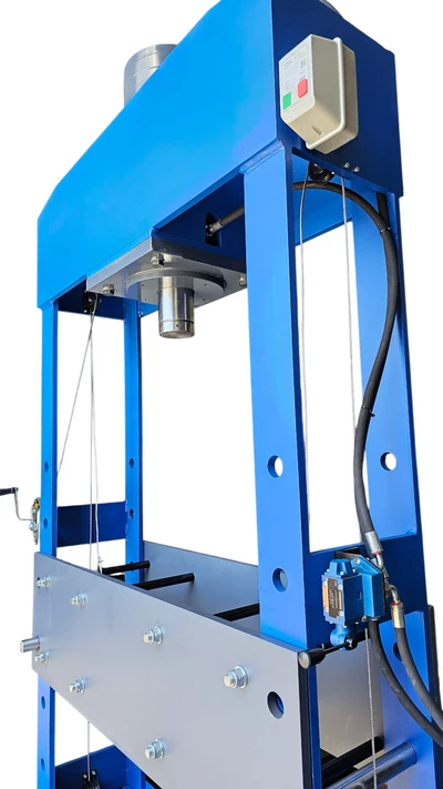 Прес електрогідравлічний 100 тон, хід штока 300 мм, швидкість опускання штоку 5 мм/сек Прес гідравлічний