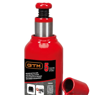 GTM Домкрат гидравл. бутил. 5т (216-41З мм) кейс