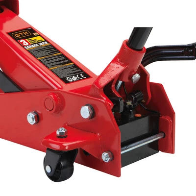 GTM Домкрат подкатной 3,5т (145-500мм) педаль подъема