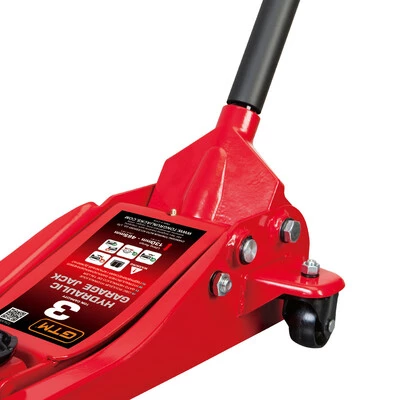 GTM Домкрат подкатной 3т(85-455мм) низкопрофильный