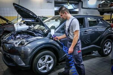 Фарбопульт HVLP з редуктором, дегідратором, форсунками TAGRED TA133