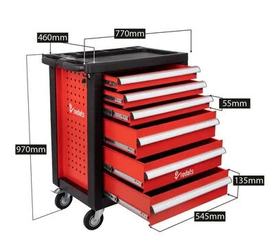 Професійна шафа для інструментів REDATS (6 шухляд)