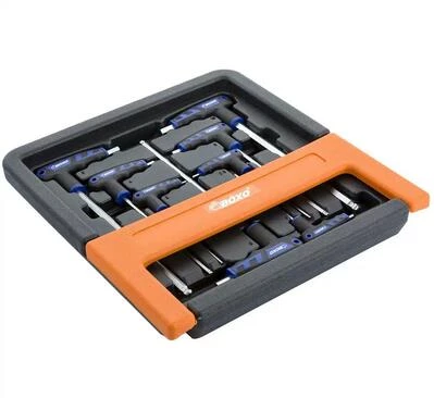Ключі шестигранні Т-типу BOXO 8шт