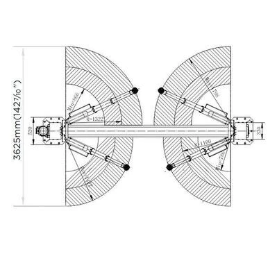 Автоматичний двоколонний підйомник REDATS L-280