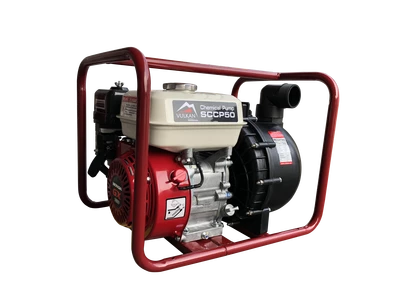 Мотопомпа рукав 50мм, 30м3/год, підйом 25м, для хімікатів,  SCCP50H, з двиг. HONDA GX160