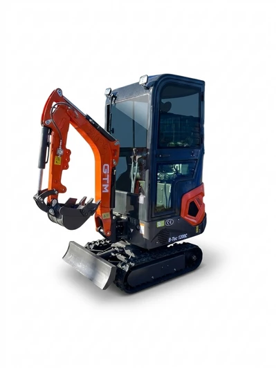 Мініекскаватор гусеничний 1200кг/1,76м гл.копання/дизель 10,2к.с/кабіна