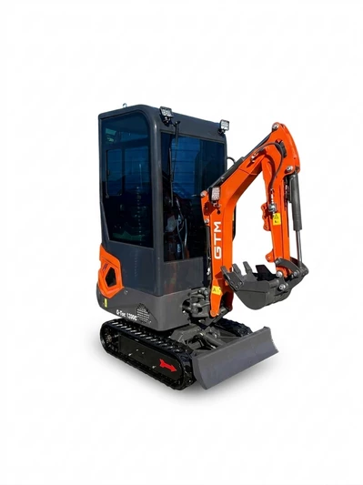 Мініекскаватор гусеничний 1200кг/1,76м гл.копання/дизель 10,2к.с/кабіна