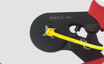 Кримпер HSC8 6-4A для обпресування втулкових наконечників 0,25&ndash;10 мм&sup2;