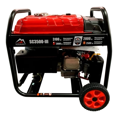 Генераторна установка SC3500-III (бензин/газ) 1ф 2,8кВт/2,3кВт, ручн.старт/електростарт, бак-15л