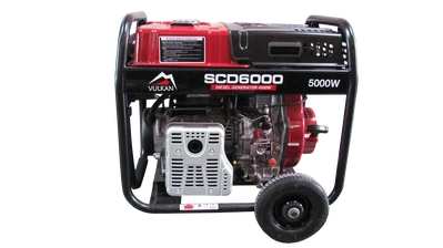 Генераторна установка SCD6000 дизель 1ф 4,5кВт ел.старт, 18л, колеса