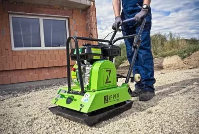 Прямохідна бензинова віброплита Zipper ZI-RPE90
