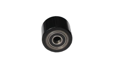 Колесо до рокли 80*60мм PU/Rub (поліретан, прогумоване) чорне