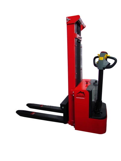 Штабелер електричний самохідний 1,5т/2,5м 24В/80Ah (тягове колесо, ел. підйом)