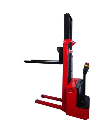 Штабелер електричний самохідний 1,5т/2,5м 24В/80Ah (тягове колесо, ел. підйом)