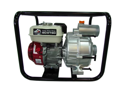 Мотопомпа для брудної води з комплектом рукавів (SCWT80H двигун  Honda GX200, рукав для забору 75мм - 10м, рукав для зливу 75мм - 40м)