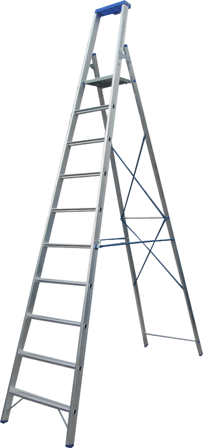 Стремянка 10сх. верх.сх.-2,4м JHR 610