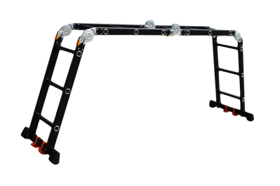 Драбина-трансформер 4*3сх. 0,9-3,55м анодований алюміній