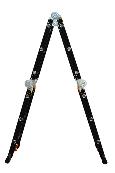 Драбина-трансформер 4*3сх. 0,9-3,55м анодований алюміній