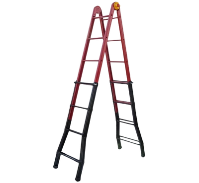 Драбина-телескоп метал. 1,18-3,8м розкладна