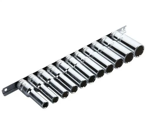 Довгі головки 1/2" 78 мм, комплект 11шт BOXO